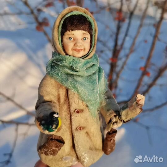 Ватные елочные игрушки