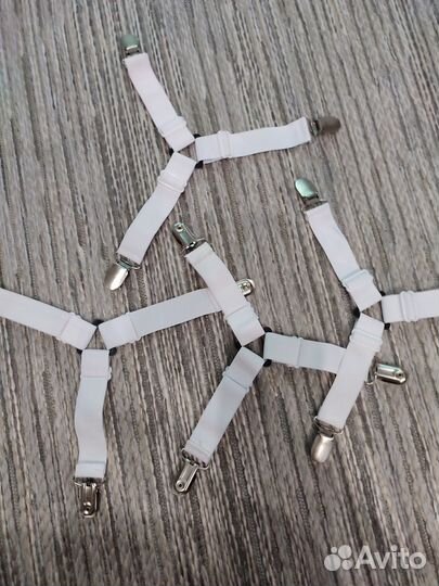 Держатель простыни, Резинка-фиксатор с зажимом