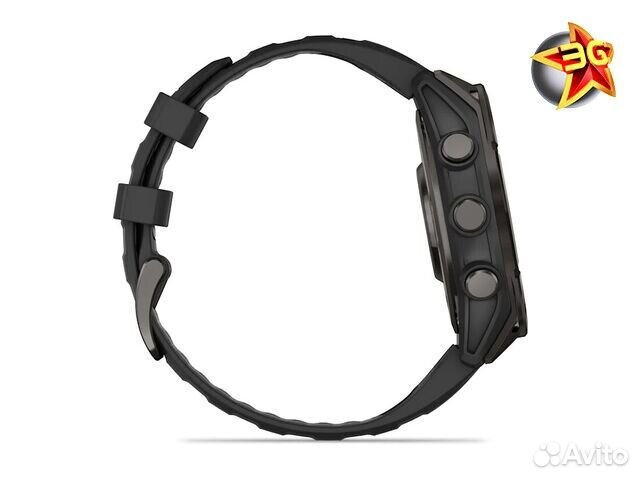 Часы Garmin Fenix 8 47mm Amoled Sapphire Titanium Carbon Gray 010-02904-21