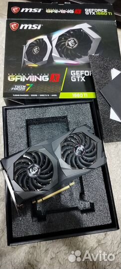 Видеокарта MSI Gaming X 1660 ti