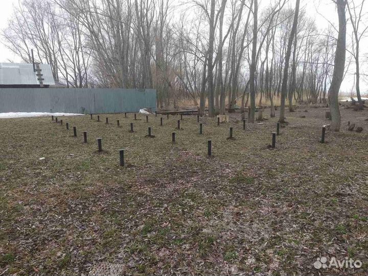Монтаж винтовых свай