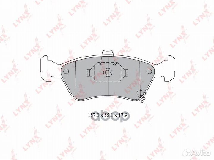 Колодки тормозные дисковые перед BD7590 LYN
