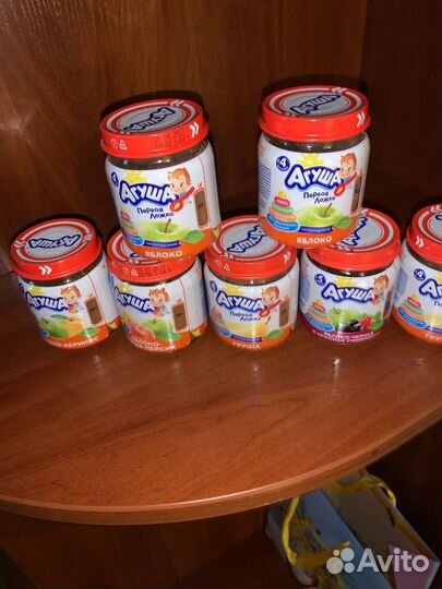 Овощные,фруктовые и мясные пюре агуша продажа
