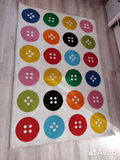 Ковер Икеа Тоструп Пуговицы