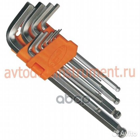 Набор шестигранных ключей (10 предметов) 