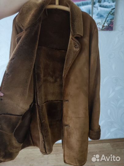 Дубленка натуральная мужская 52 54