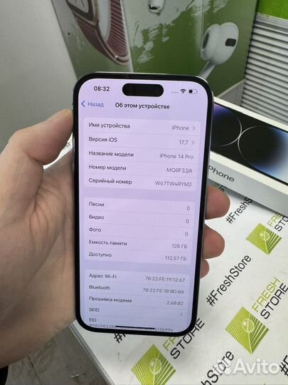 iPhone 14 Pro, 128 ГБ
