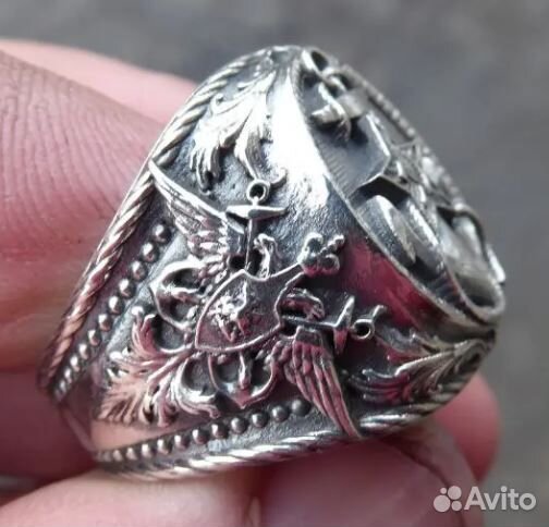 Печатка Якорь вмф СССР. 18гр. 21р-р. Серебро 925