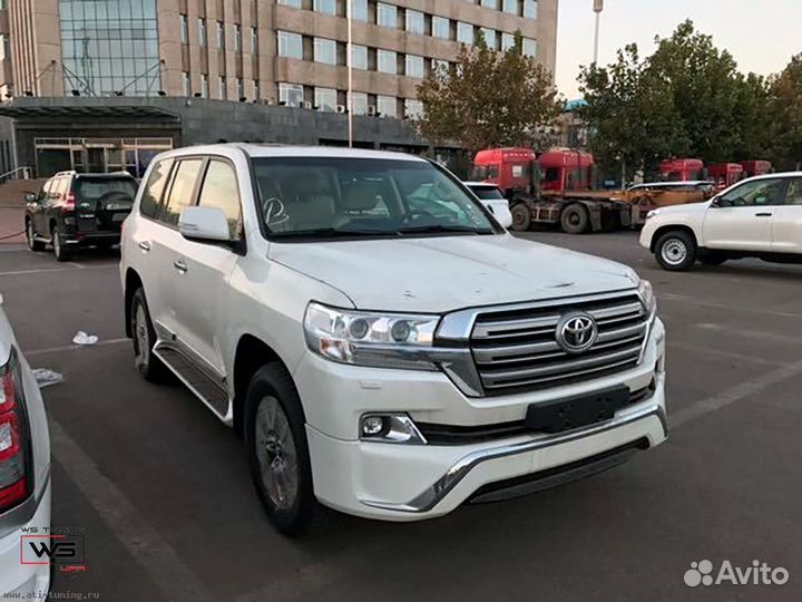 Передняя губа Toyota Land Cruiser 200