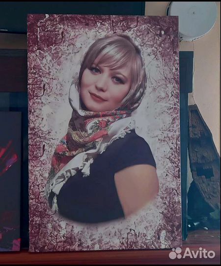 Портрет на холсте по фото