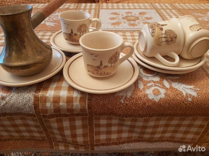 Кофейный сервиз керамика СССР