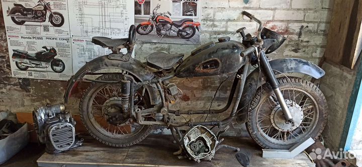 Мотоцикл К-750 на з/ч