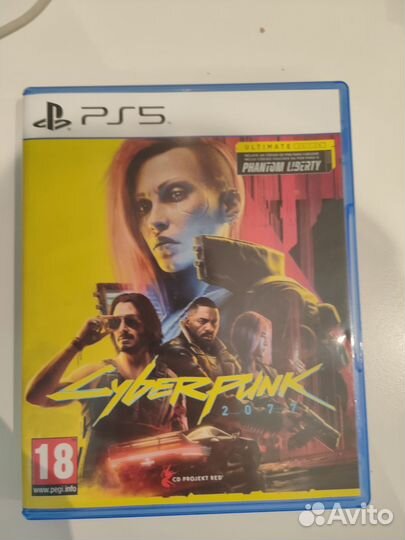 Cyberpunk 2077 полное ultimate edition ps5,диск