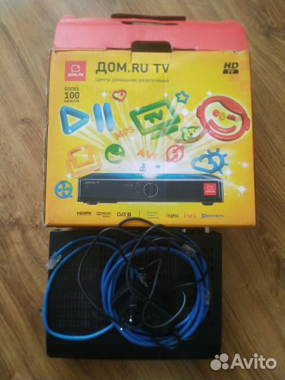 Тв приставка дом ру + роутер