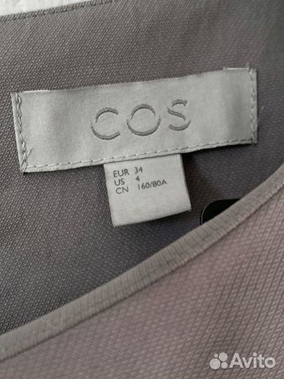 Прямое миди платье COS, XS