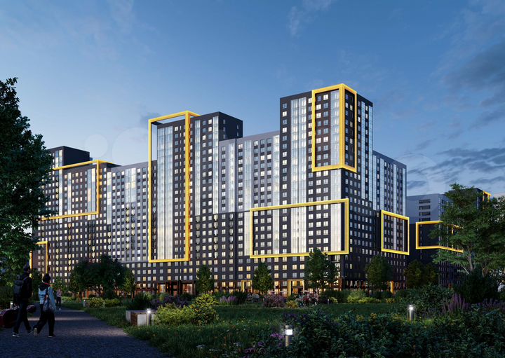 2-к. квартира, 53,8 м², 18/24 эт.