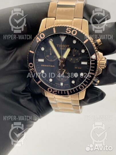 Часы Tissot Seastar 1000 Chronograph 46mm Rose
