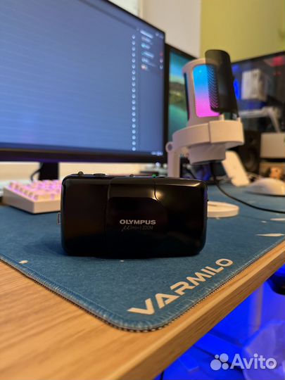 Пленочный фотоаппарат Olympus mju zoom 70 black