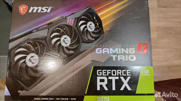 Видеокарта MSI RTX3070 Gaming X Trio