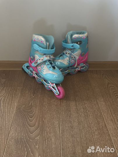 Роликовые коньки детские раздвижные