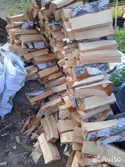 Дрова березовые колотые