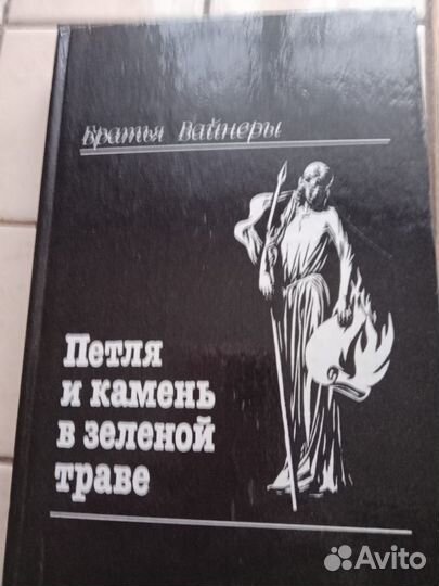 Петля и камень в зеленой траве
