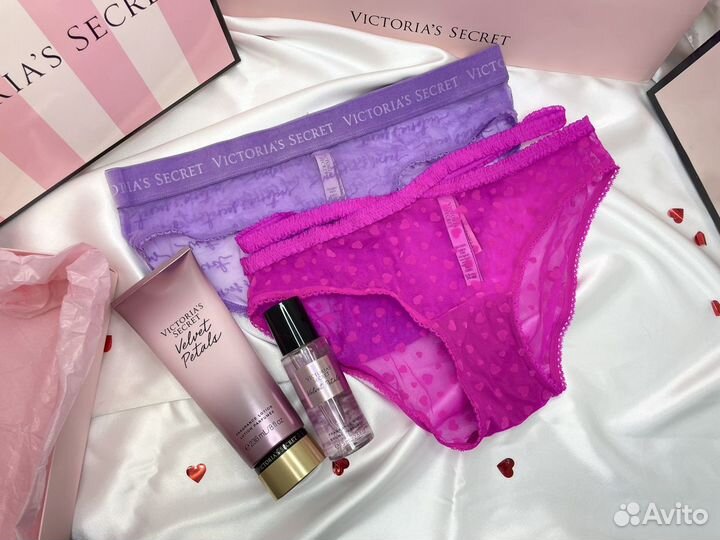 Набор трусики, спрей, лосьон Victoria's Secret