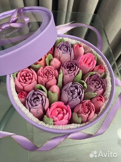 Сладкие букеты из зефира