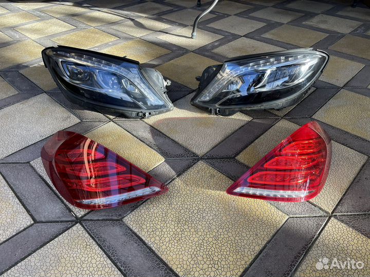 Фары на mercedes 222