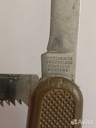 Нож складной швейцарский