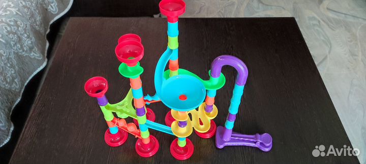 Веселые горки конструктор 93 детали