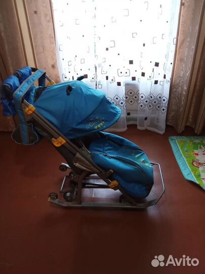 Сани коляска детские