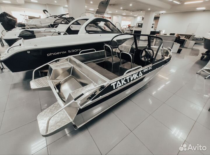 Алюминиевая лодка Тактика 390 DC