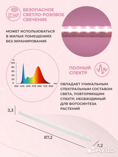 Фитолампа, светильник для растений