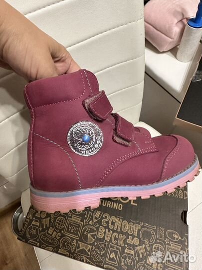 Ботинки Котофей 28 для девочки