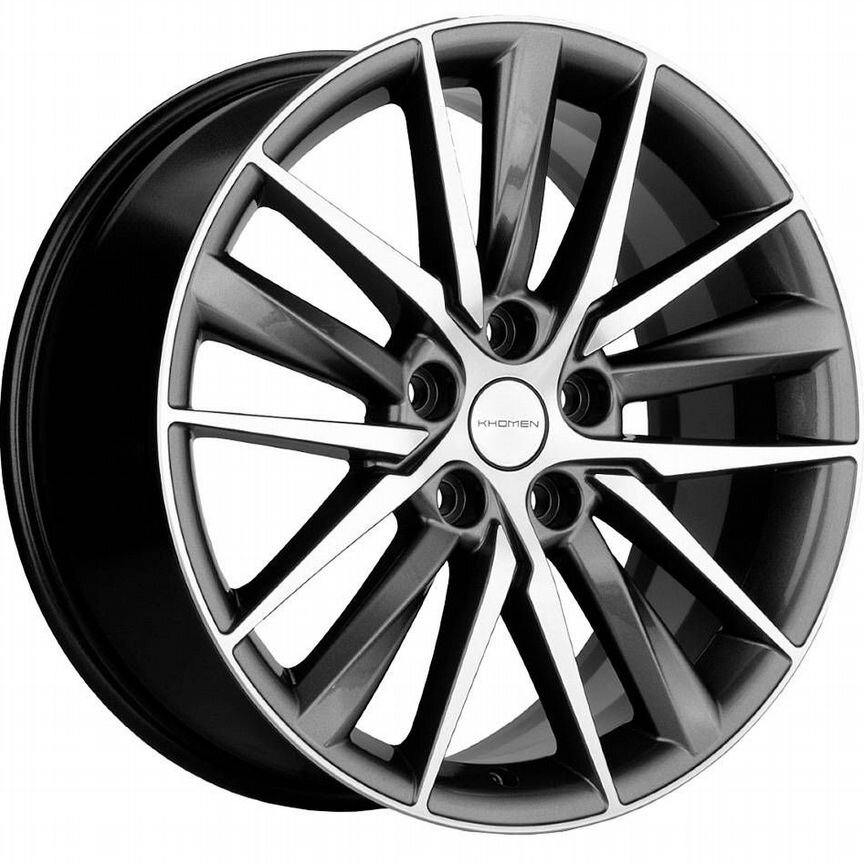 Диски Khomen KHW1807 8x18 5x112 ET39 D66.6 Gray-FP