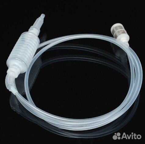 Сифон для переливания с помпой и фильтром