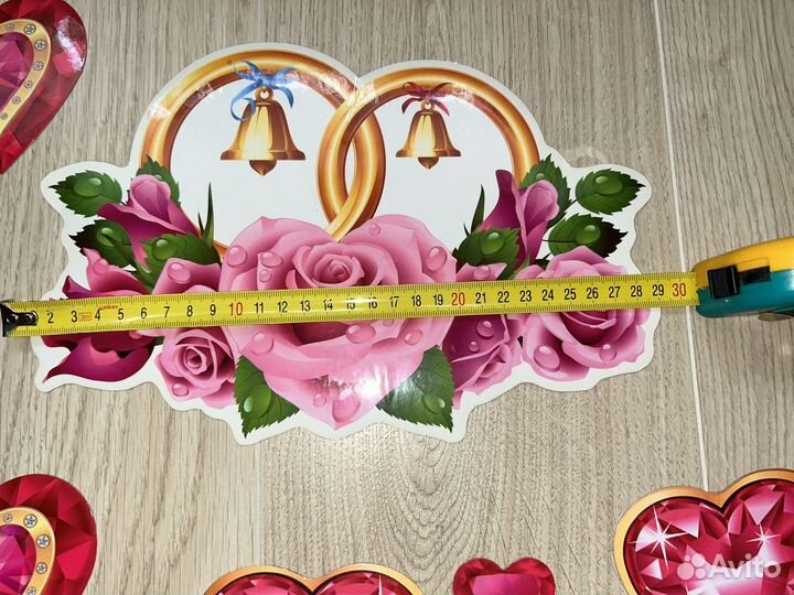 Свадебные магниты на авто