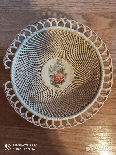 Сухарница СССР фарфоровая