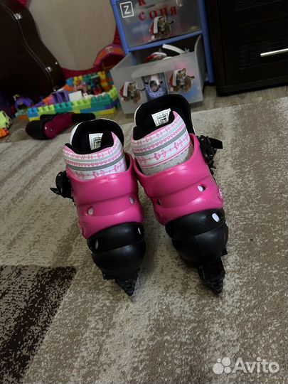 Коньки детские раздвижные 34 37