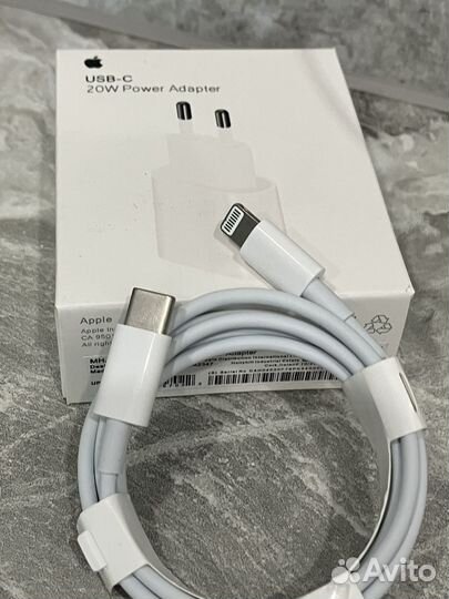 Быстрая зарядка iPhone, Android,USB-C 20W