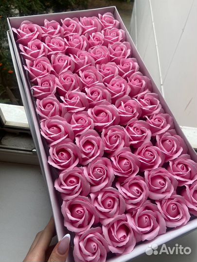 Мыльные розы для букетов