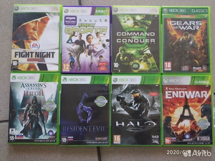 Игры И диски на X BOX 360
