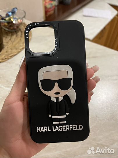 Чехол на iPhone 13 pro max karl lagerfeld
