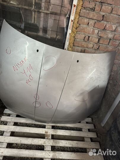 Капот Nissan Wingroad y11 рест