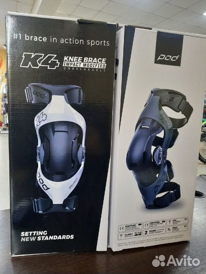 Кросс/эндуро наколенники (брейсы) POD K4 2.0