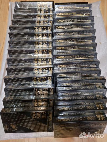 Видеокассеты vhs новые