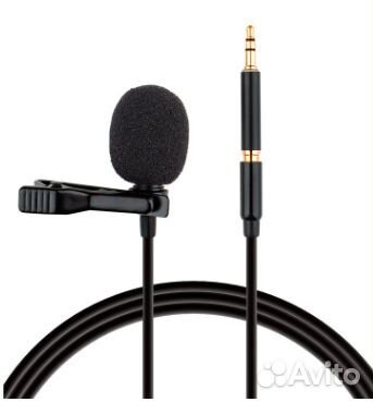 Петличный микрофон 1.5м + удлинитель + переходник