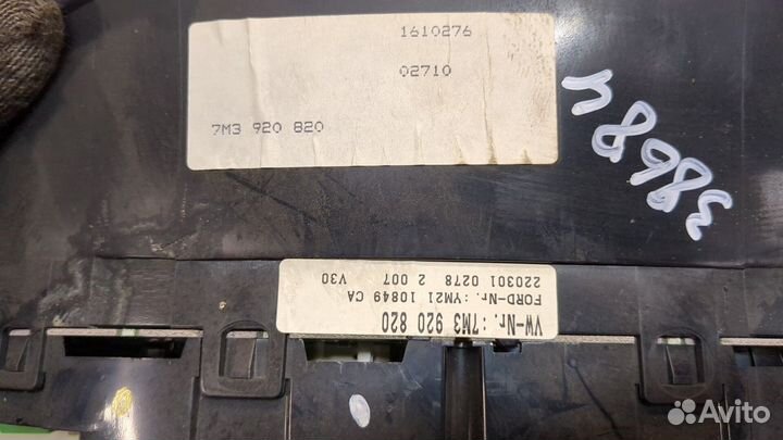 Щиток приборов Volkswagen Sharan, 2001