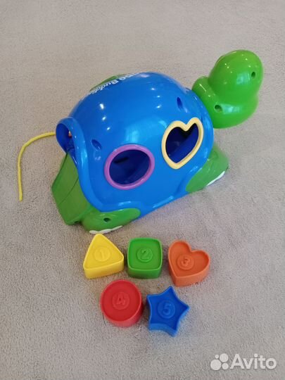 Сортер Черепаха (звук, свет, каталка)